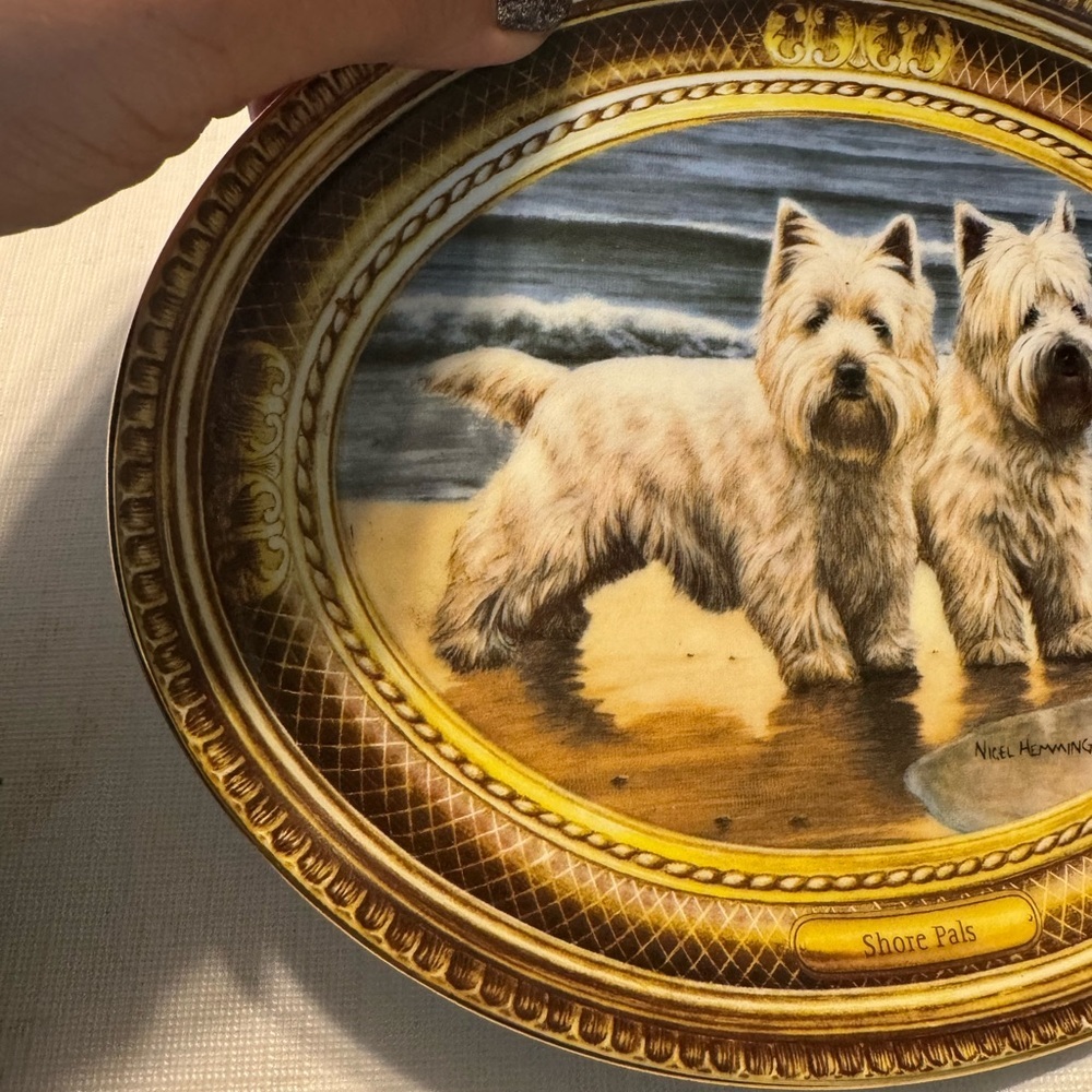 The Franklin Mint Plate “Shore Pals”by Nigel Hemming Limited Edition EUC - Picture 10 of 14